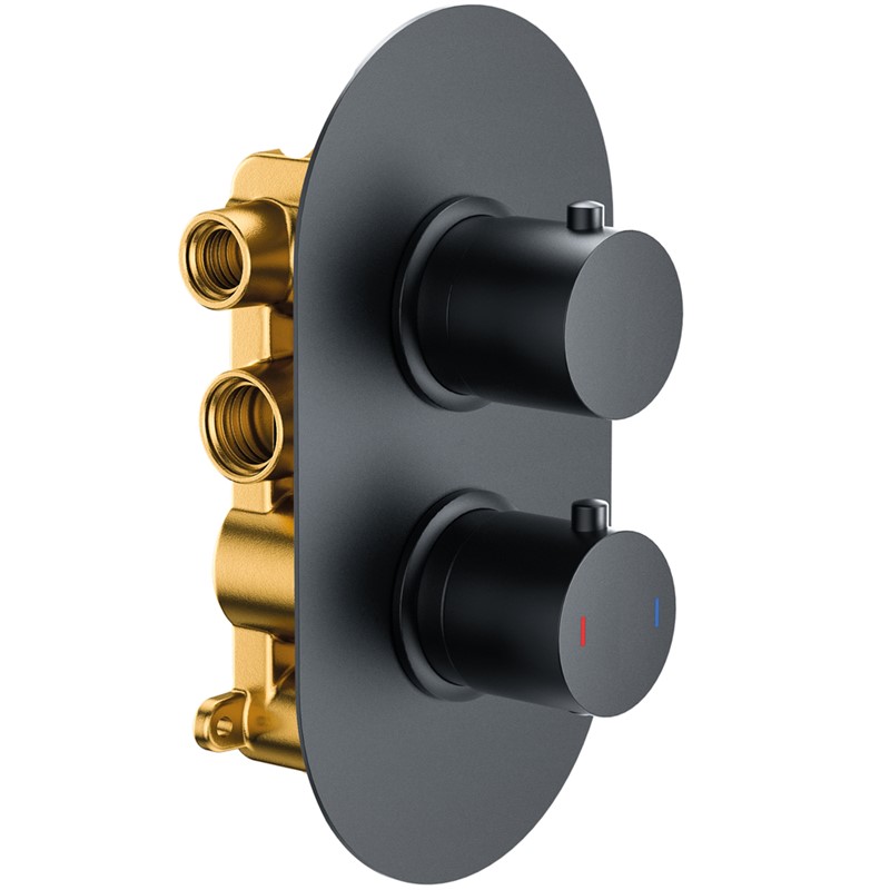 Black Collection  Concealed Shower Valve - Two Way